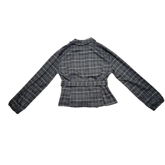 MODCLOTH NWT crop blazer with belt large - Picture 2 of 6